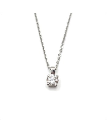 Casella Gioielli Necklace in White Gold with Light Point