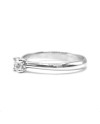 Casella Gioielli White Gold Solitaire Ring with Diamond