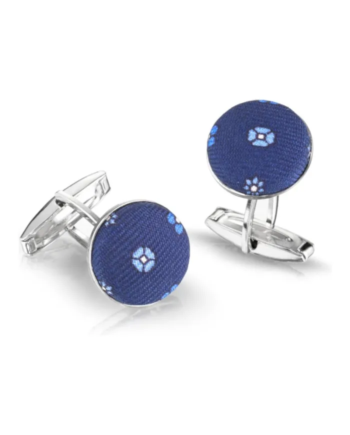 Calabritto28 Bellucci Blue Cufflinks