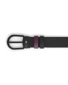 Ceinture réversible Montblanc Extreme 3.0 en cuir Cassis avec motif fer à cheval PVD 30 mm