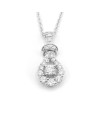 Leo Pizzo Necklace in White Gold with Diamond Pendant