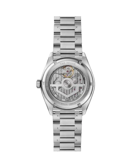 Orologio Tag Heuer Carrera Day-Date con Quadrante Rosso Fumé e Cinturino in Acciaio 41 mm