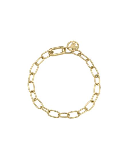 Chantecler Bracelet Accessories in Yellow Gold Oval Links