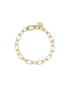 Chantecler Bracelet Accessories in Yellow Gold Oval Links
