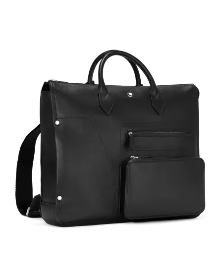 Montblanc Meisterstück Selection Soft Bag in Black Leather