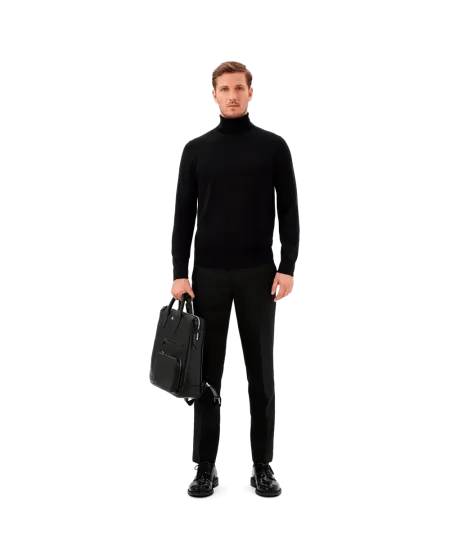 Montblanc Meisterstück Selection Soft Bag in Black Leather