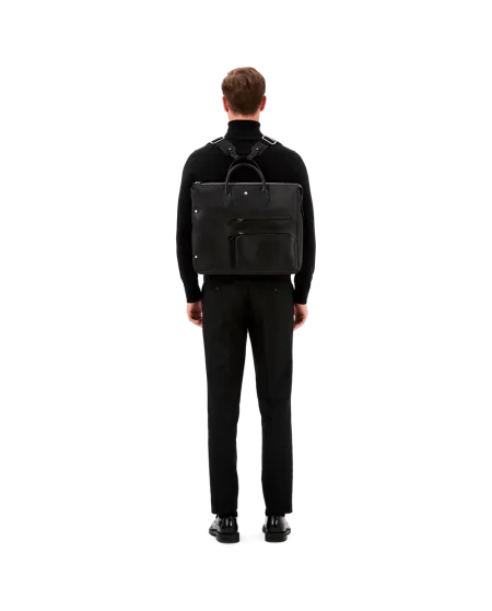 Sac Souple Montblanc Meisterstück Selection en Cuir Noir