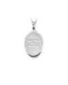 Collier Casella en or blanc avec Santa Maria della Speranza