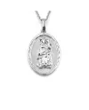 Collier Casella en or blanc avec Santa Maria della Speranza