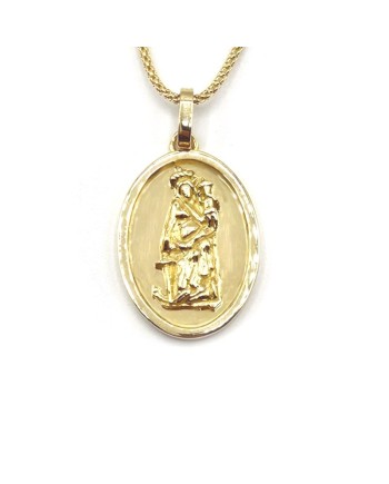 Collier Casella en or jaune avec Santa Maria della Speranza