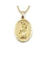 Collana Casella in Oro Giallo con Santa Maria della Speranza