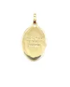 Casella Necklace in Yellow Gold and Diamonds with Santa Maria della Speranza