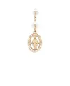 Crivelli Rosary with Madonna in Rose Gold, Mother of Pearl, Pearls and Diamonds