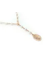 Crivelli Rosary with Madonna in Rose Gold, Mother of Pearl, Pearls and Diamonds
