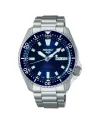 Montre de sport Seiko 5 avec cadran bleu et bracelet en acier inoxydable