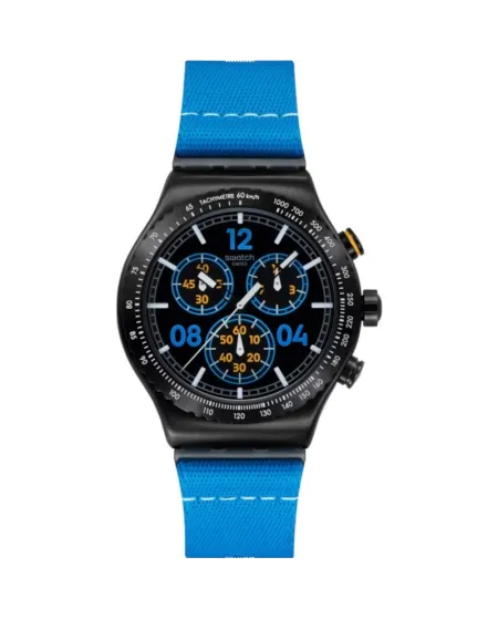 Swatch Moments Chronographe en bleu