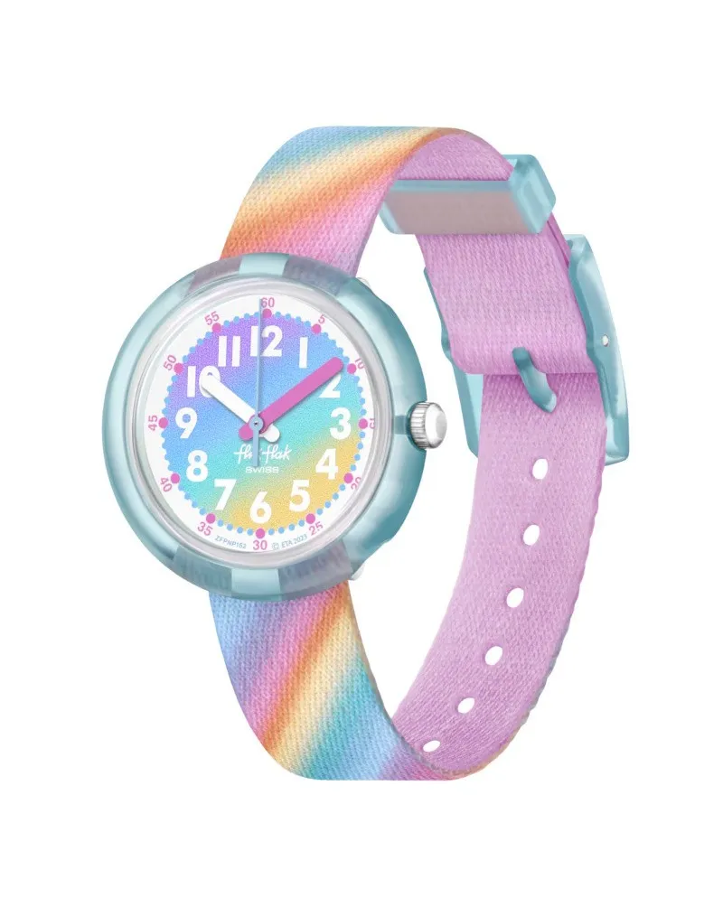 Swatch Flik Flak Liquid Rainbow watch