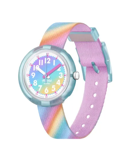 Swatch Flik Flak Liquid Rainbow watch