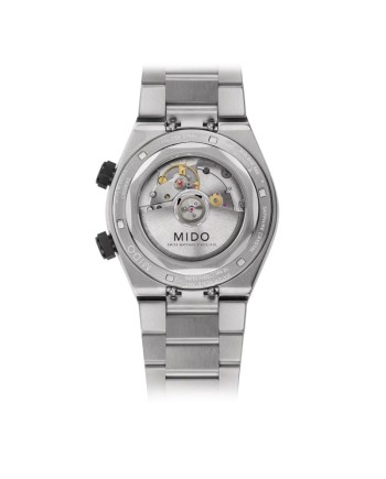 Orologio Mido Multifort 8 Two Crowns Nero con Cinturino in Acciaio