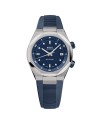 Montre Mido Multifort 8 Two Crowns avec bracelet en caoutchouc bleu