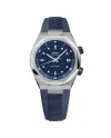 Montre Mido Multifort 8 Two Crowns avec bracelet en caoutchouc bleu