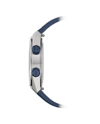 Montre Mido Multifort 8 Two Crowns avec bracelet en caoutchouc bleu