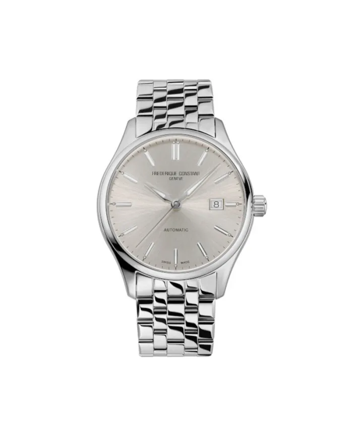 Montre Frédérique Constant Classics Index avec bracelet en acier argenté