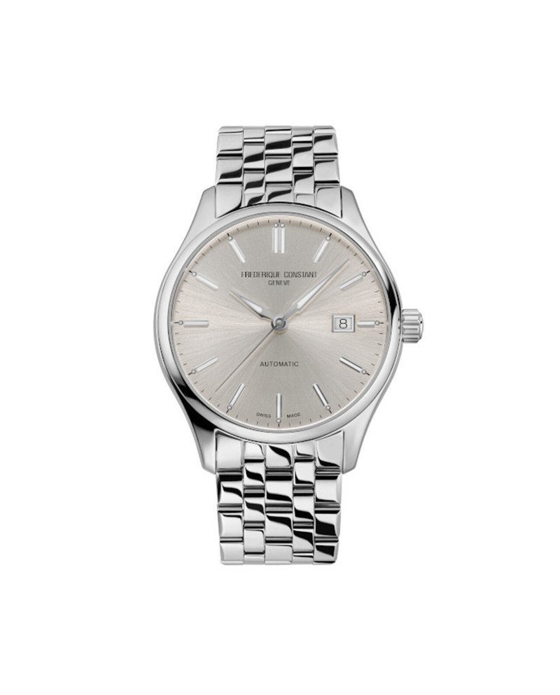 Orologio Frederique Constant Classics Index Argento Cinturino Acciaio
