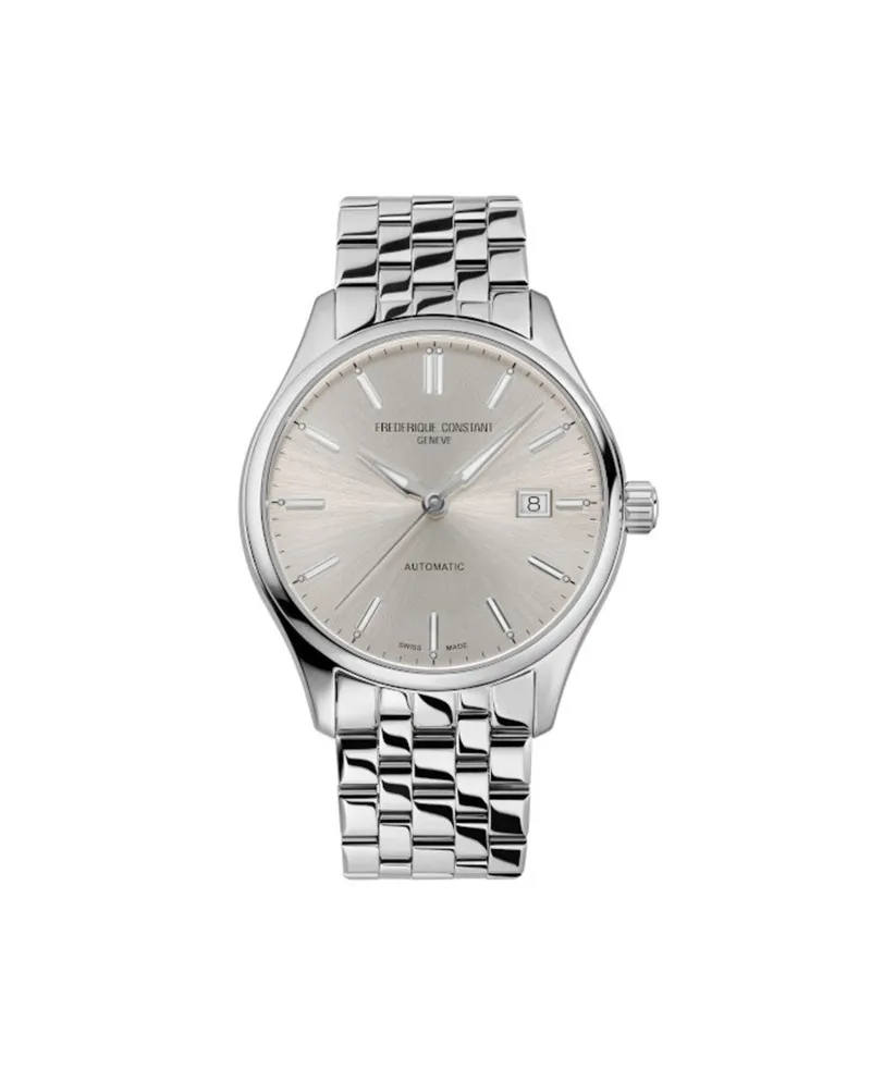 Orologio Frederique Constant Classics Index Argento Cinturino Acciaio
