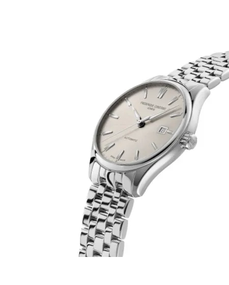 Frederique Constant Classics Index Silver Steel Strap Watch
