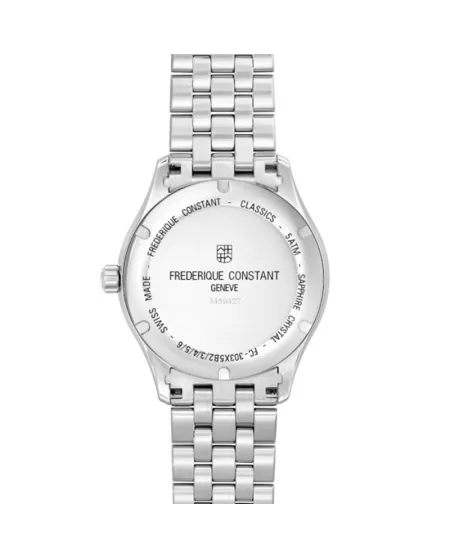 Montre Frédérique Constant Classics Index avec bracelet en acier argenté
