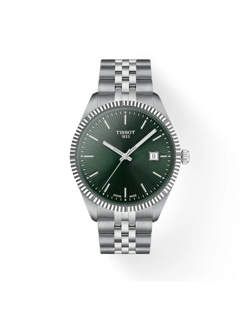 Orologio Tissot Ballade con Quadrante Verde e Bracciale in Acciaio