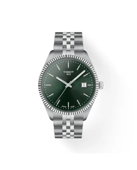 Orologio Tissot Ballade con Quadrante Verde e Bracciale in Acciaio
