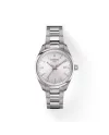 Montre Tissot PR 100 avec cadran argenté et bracelet en acier de 34 mm