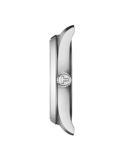 Tissot PR 100 Watch with Silver Dial and 34mm Steel Bracelet
