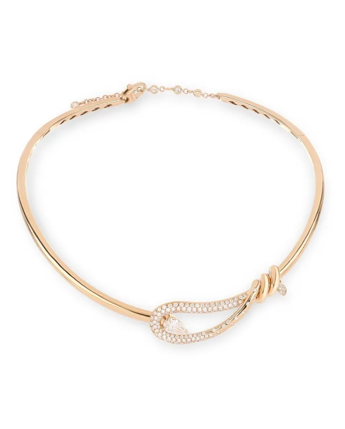 Crivelli Closer Choker in Rose Gold with Diamonds