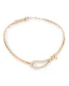 Collier ras du cou Crivelli Closer en or rose avec diamants