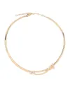 Collier ras du cou Crivelli Closer en or rose avec diamants