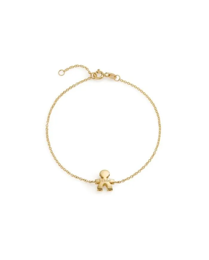 Bracciale Le Bebé "I Tesorini Big" in Oro Giallo con Bimbo