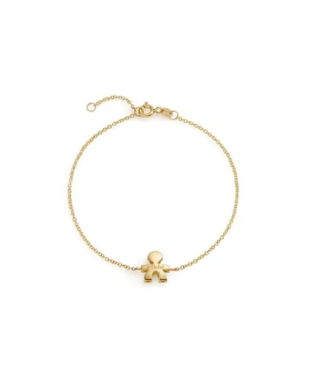 Le Bebé "I Tesorini Big" Bracelet in Yellow Gold with Baby