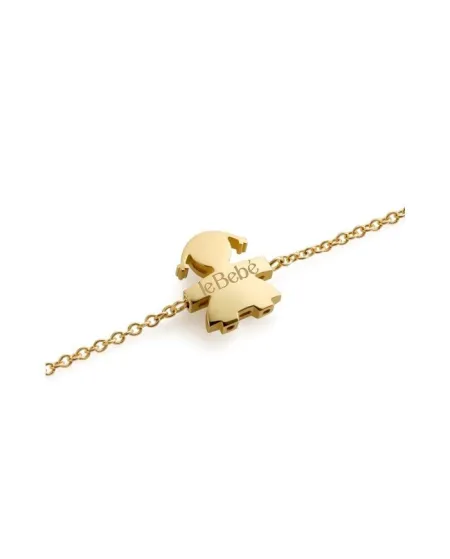 Bracciale Le Bebé "I Tesorini Big" in Oro Giallo con Bimba