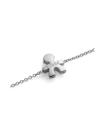 Le Bebé "I Tesorini Big" Bracelet in White Gold with Baby