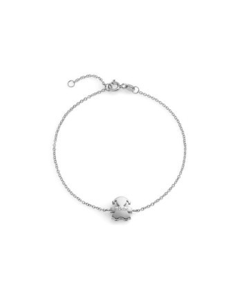Bracelet Le Bebé « I Tesorini Big » en or blanc avec bébé fille