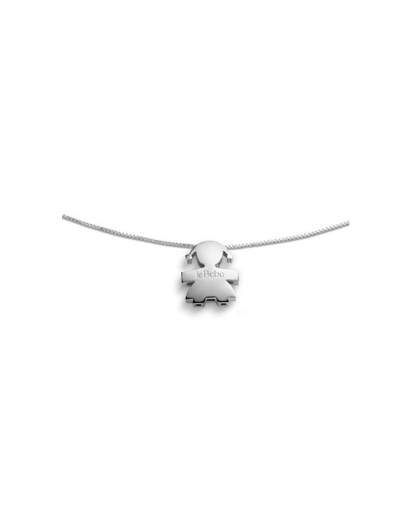 Le Bebé "I Tesorini" Pendant Baby Girl with White Gold Chain