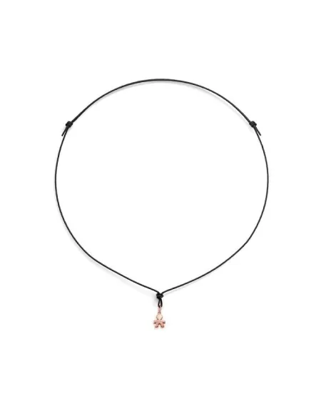 Pendentif Bébé Le Bebé "I Tesorini Mini" en Or Rose avec Cordon