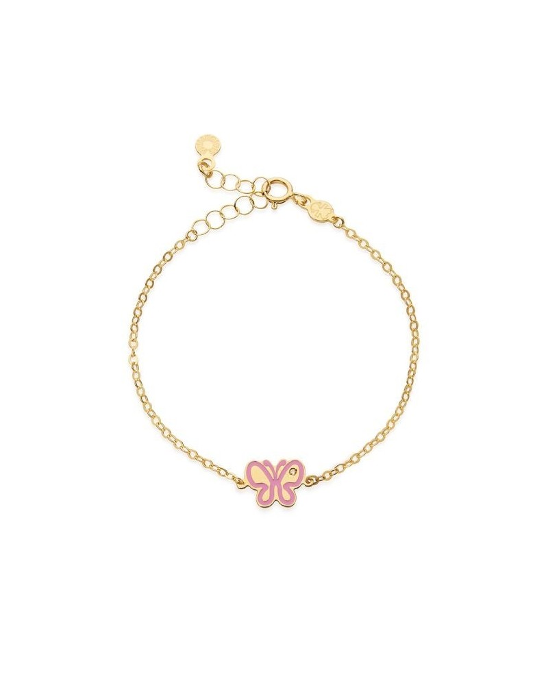 Bracciale Le Bebè Primegioie Lucciole in Oro Giallo con Farfallina e Diamante