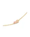 Bracelet Le Bebè Primegioie Lucciole en or jaune avec pied rose et diamant
