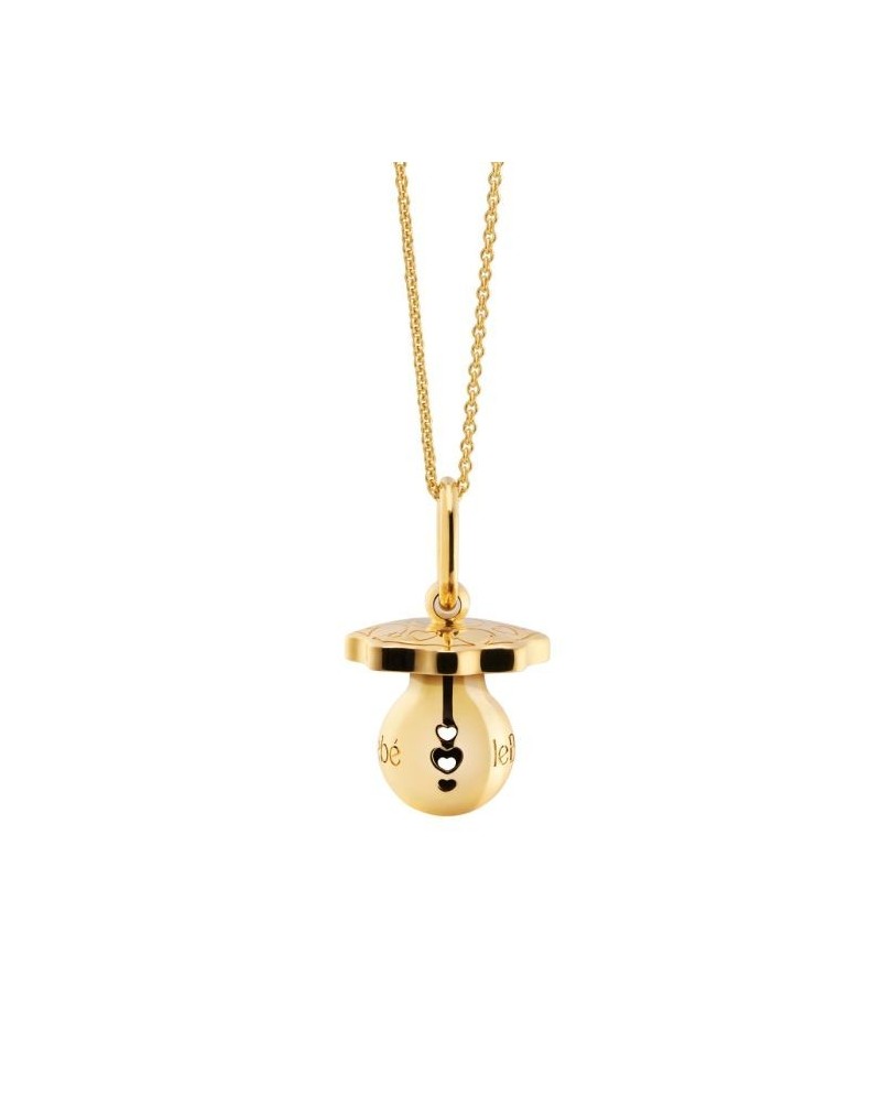 Le Bebé Suonamore Pendant "The Pacifiers" in Yellow Gold Plated Silver