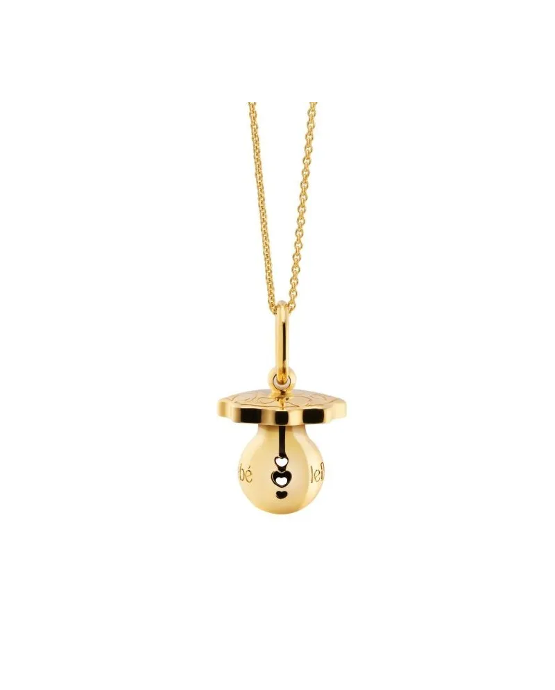 Pendentif Le Bebé Suonamore « Les Tétines » en argent plaqué or jaune