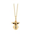Le Bebé Suonamore Pendant "The Pacifiers" in Yellow Gold Plated Silver
